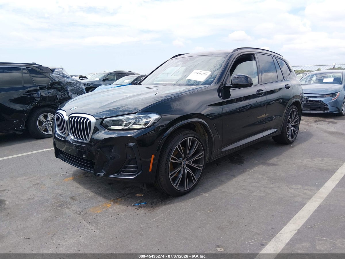 2022 BMW X3 XDRIVE30I — снимка 2