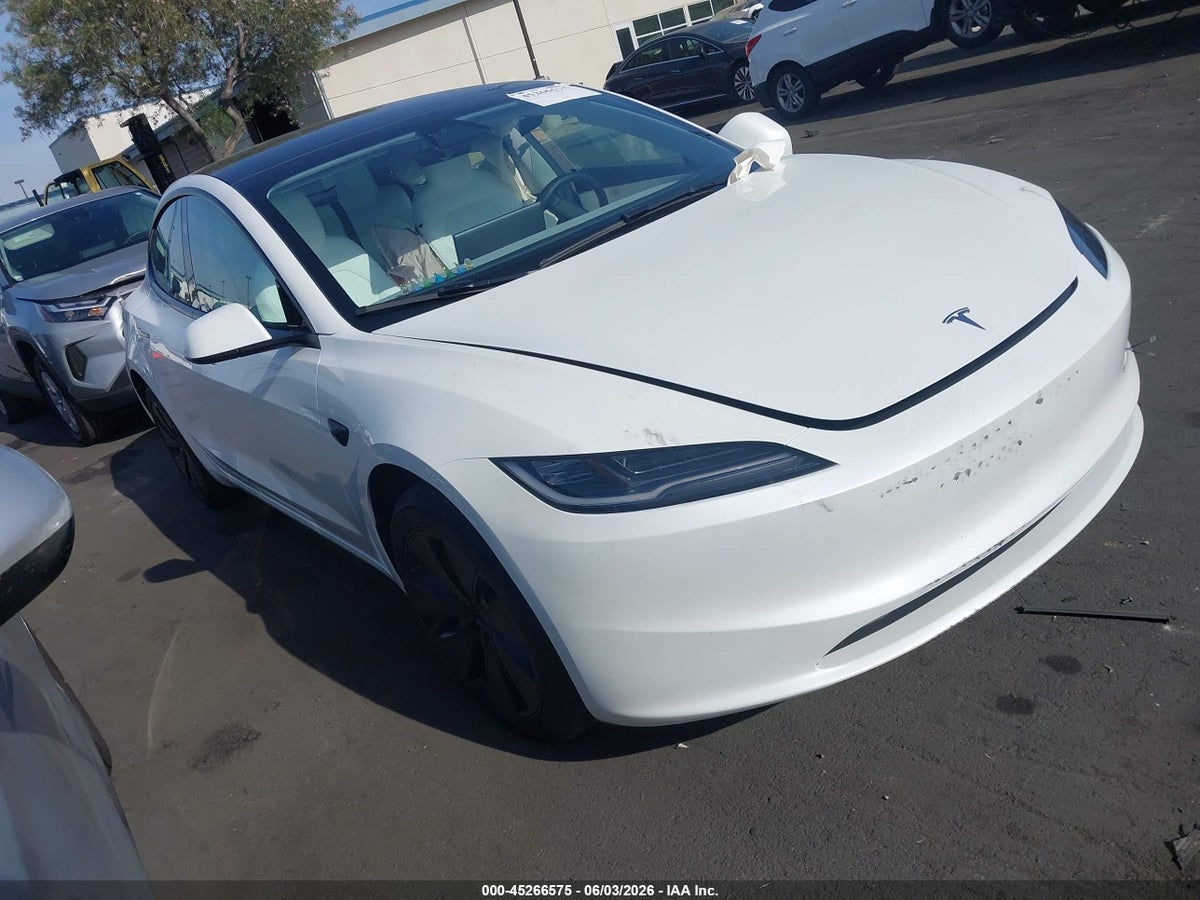 2025 TESLA MODEL 3 LONG RANGE REAR-WHEEL DRIVE/STANDARD REAR-WHEEL DRIVE