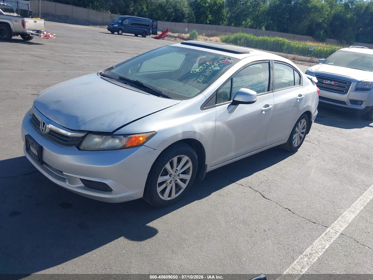 2012 HONDA CIVIC EX — снимка 2