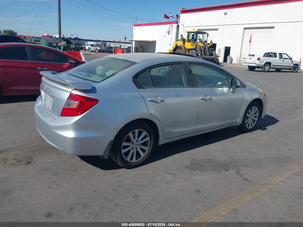 2012 HONDA CIVIC EX — снимка 4