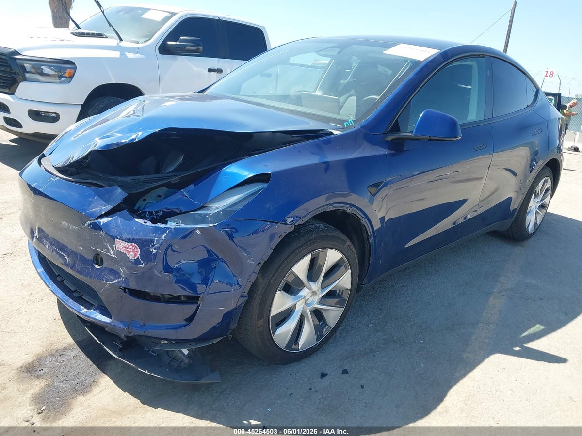 2024 TESLA MODEL Y LONG RANGE SINGLE MOTOR REAR-WHEEL DRIVE/RWD — снимка 2