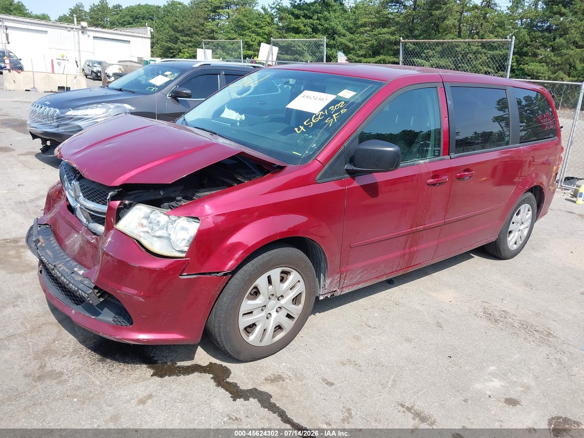 2015 DODGE GRAND CARAVAN SE — снимка 2