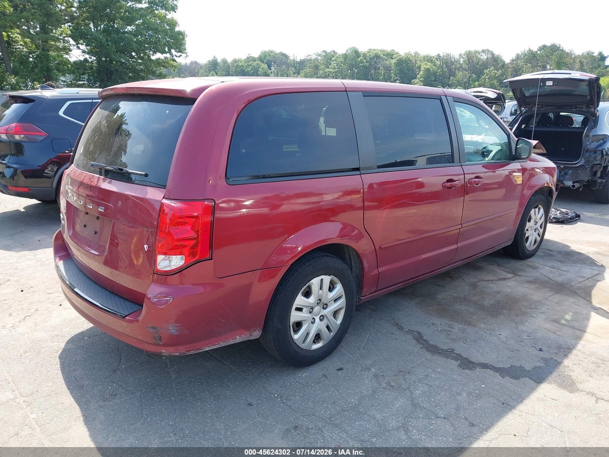 2015 DODGE GRAND CARAVAN SE — снимка 4