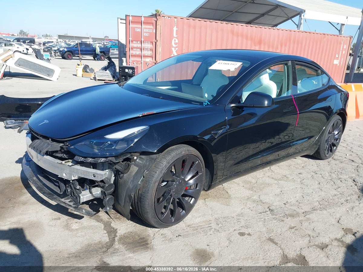 2023 TESLA MODEL 3 PERFORMANCE DUAL MOTOR ALL-WHEEL DRIVE — снимка 2