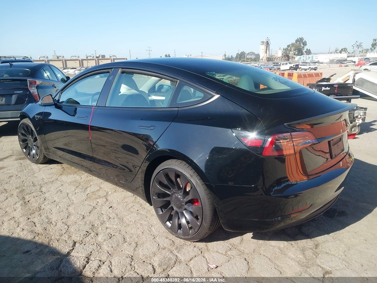 2023 TESLA MODEL 3 PERFORMANCE DUAL MOTOR ALL-WHEEL DRIVE — снимка 3