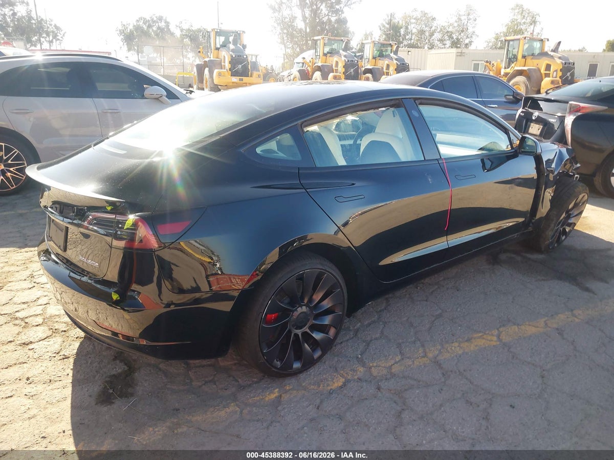 2023 TESLA MODEL 3 PERFORMANCE DUAL MOTOR ALL-WHEEL DRIVE — снимка 4