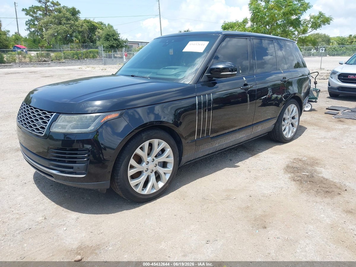 2019 LAND ROVER RANGE ROVER 3.0L V6 SUPERCHARGED HSE — снимка 2