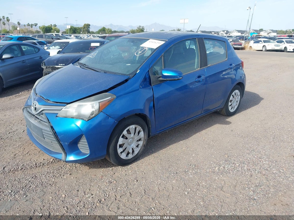 2015 TOYOTA YARIS L — снимка 2