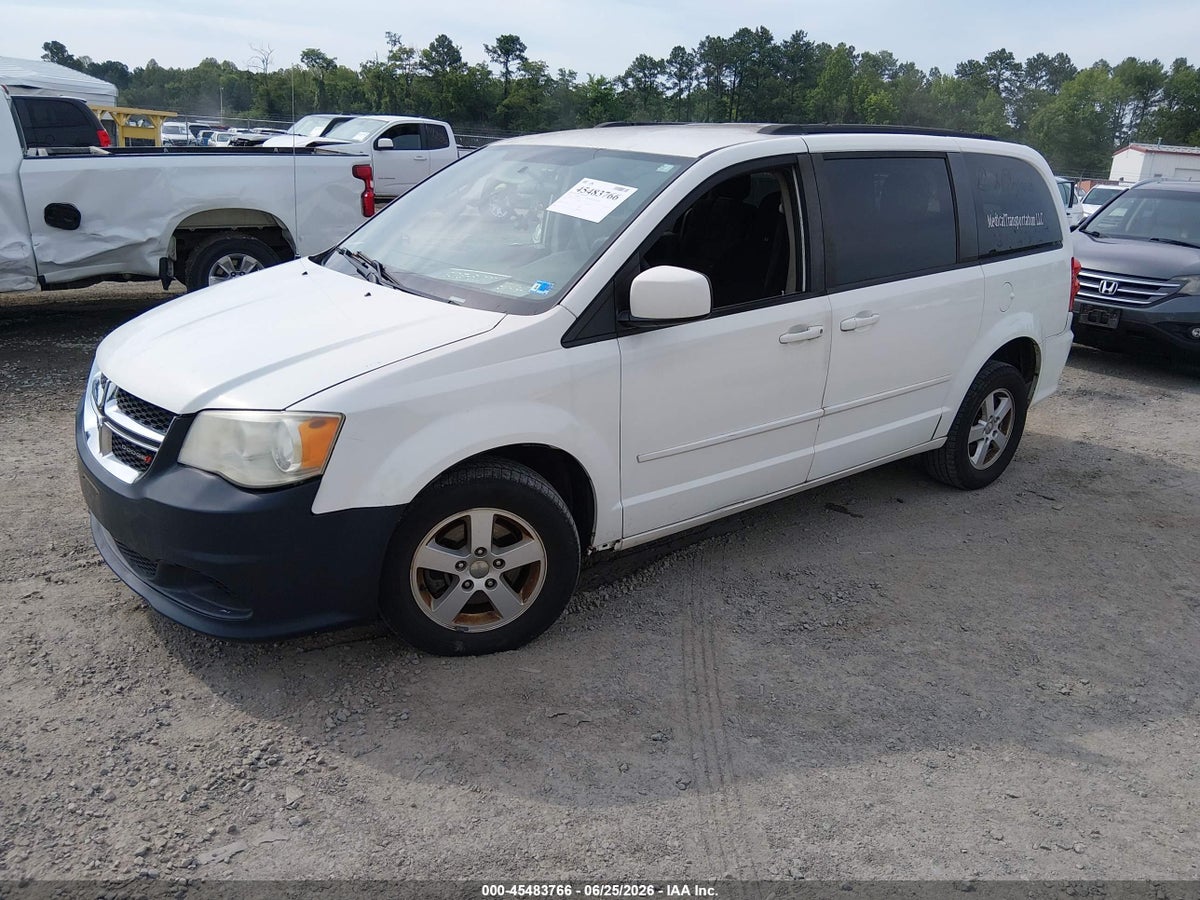 2012 DODGE GRAND CARAVAN SXT — снимка 2