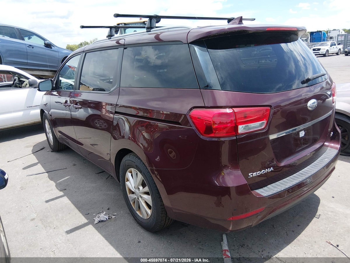 2017 KIA SEDONA LX — снимка 3