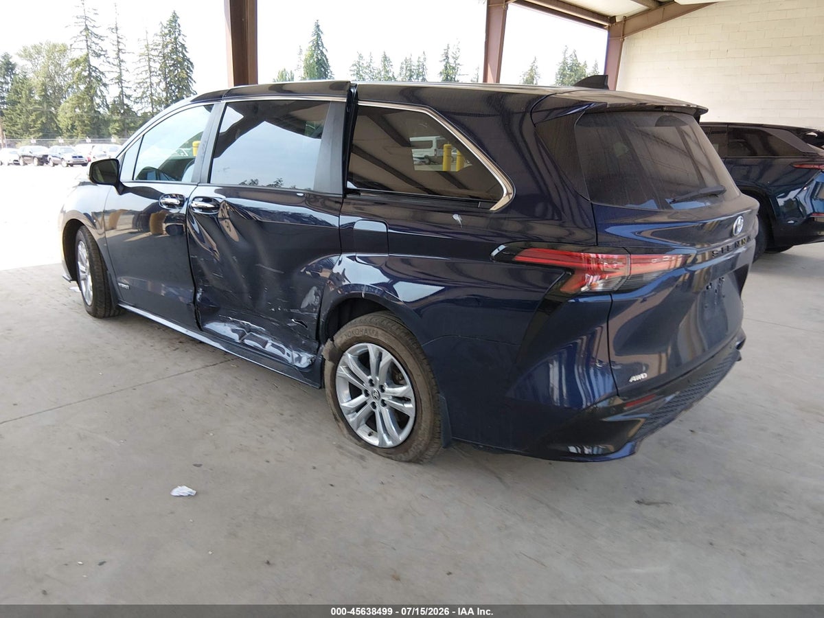 2021 TOYOTA SIENNA XSE — снимка 3