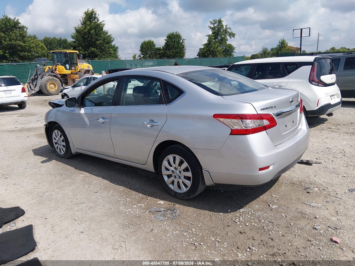 2015 NISSAN SENTRA S — снимка 3