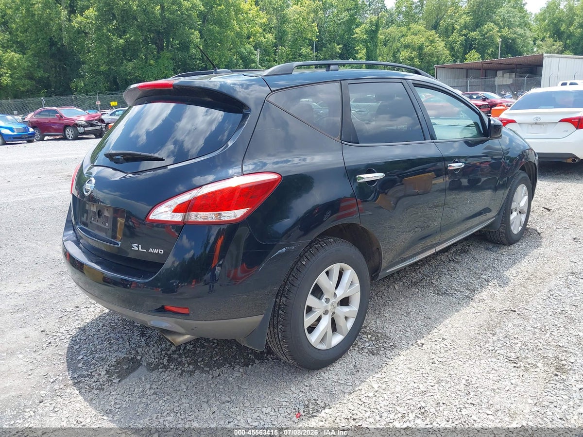 2012 NISSAN MURANO SL — снимка 4