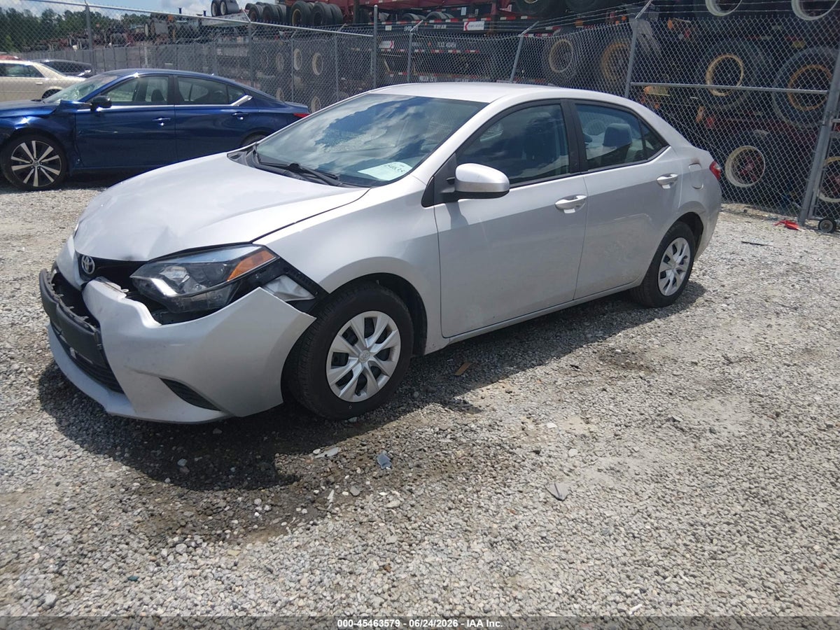 2014 TOYOTA COROLLA L — снимка 2