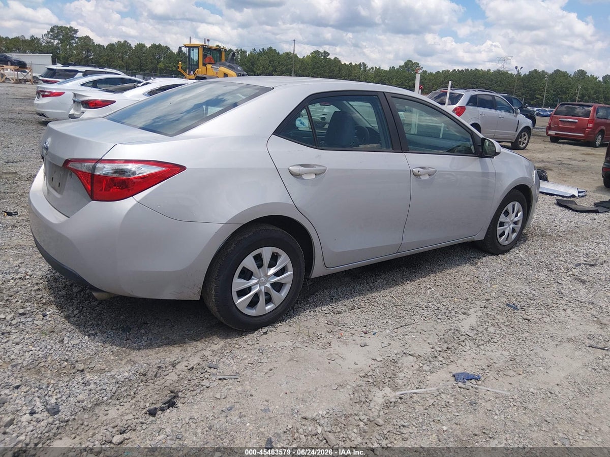2014 TOYOTA COROLLA L — снимка 4