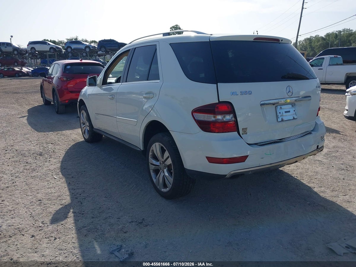 2011 MERCEDES-BENZ ML 350 4MATIC — снимка 3
