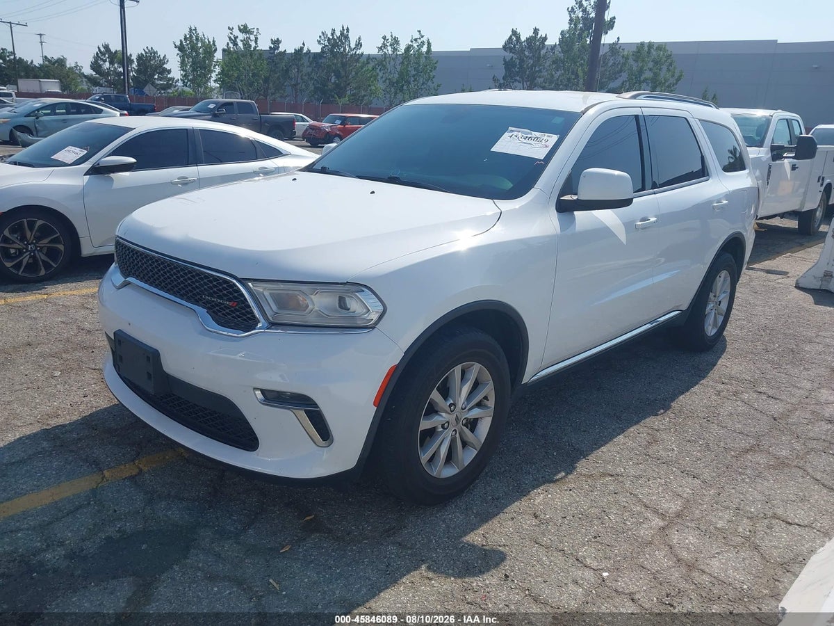 2021 DODGE DURANGO SXT PLUS AWD — снимка 2