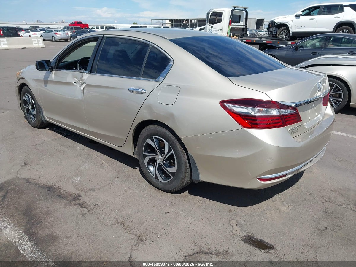 2016 HONDA ACCORD LX — снимка 3