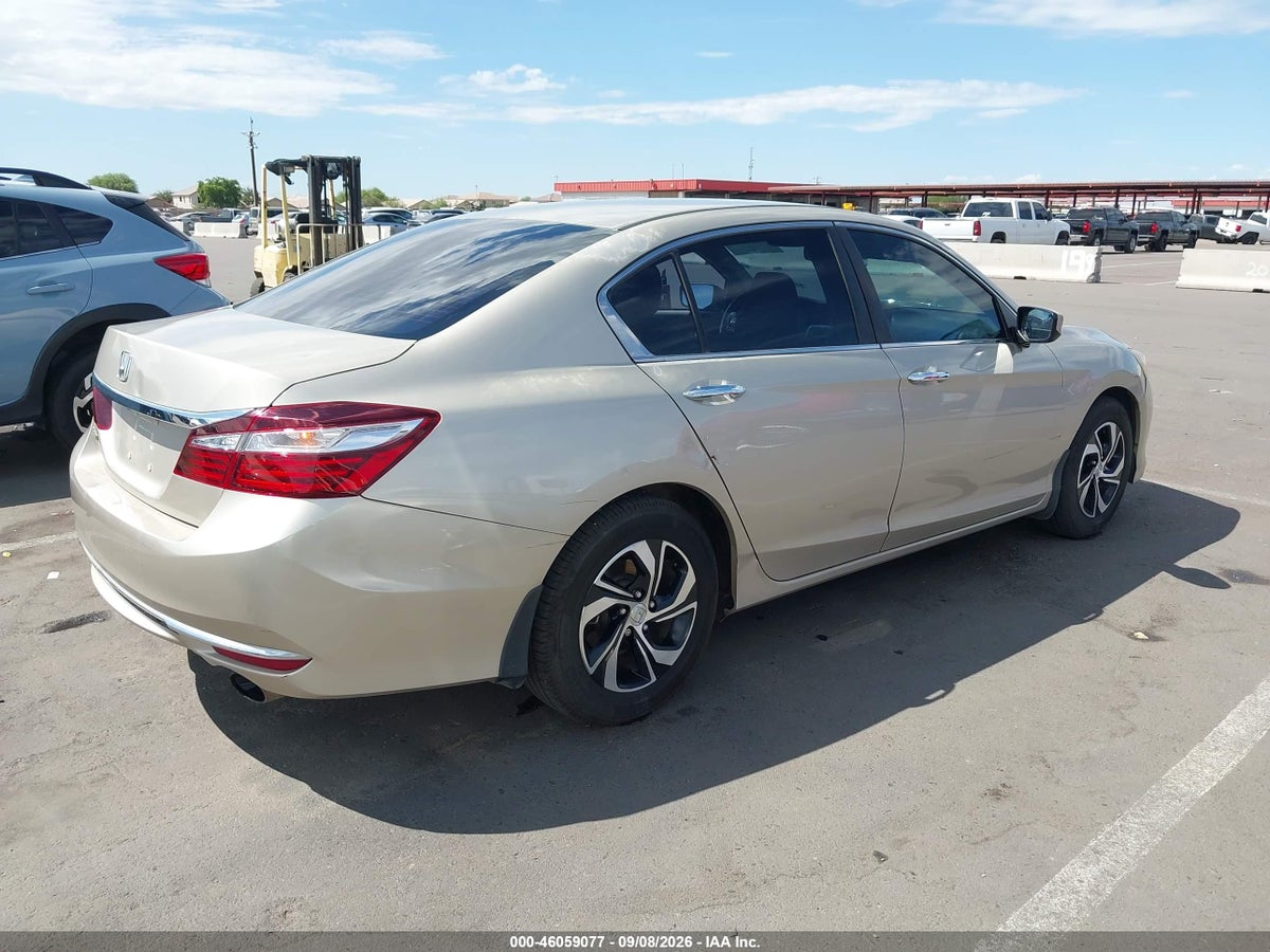 2016 HONDA ACCORD LX — снимка 4