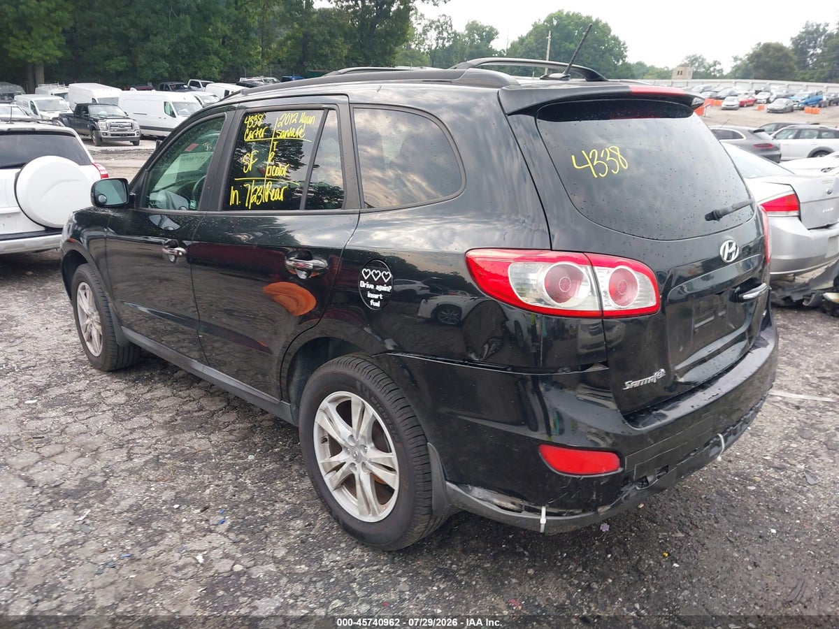 2012 HYUNDAI SANTA FE LIMITED — снимка 3