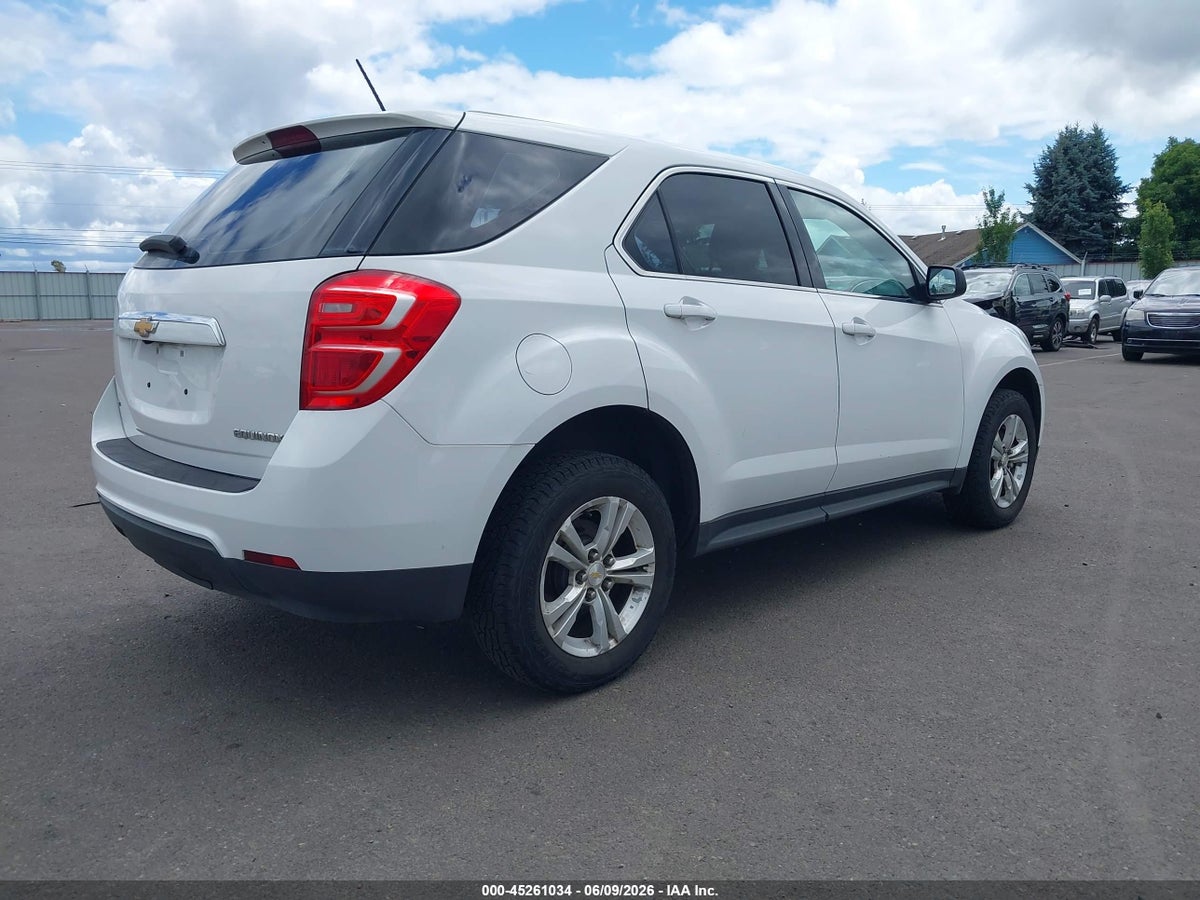 2016 CHEVROLET EQUINOX LS — снимка 4