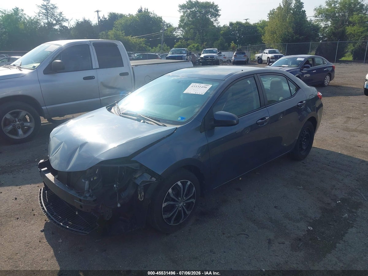 2014 TOYOTA COROLLA LE — снимка 2