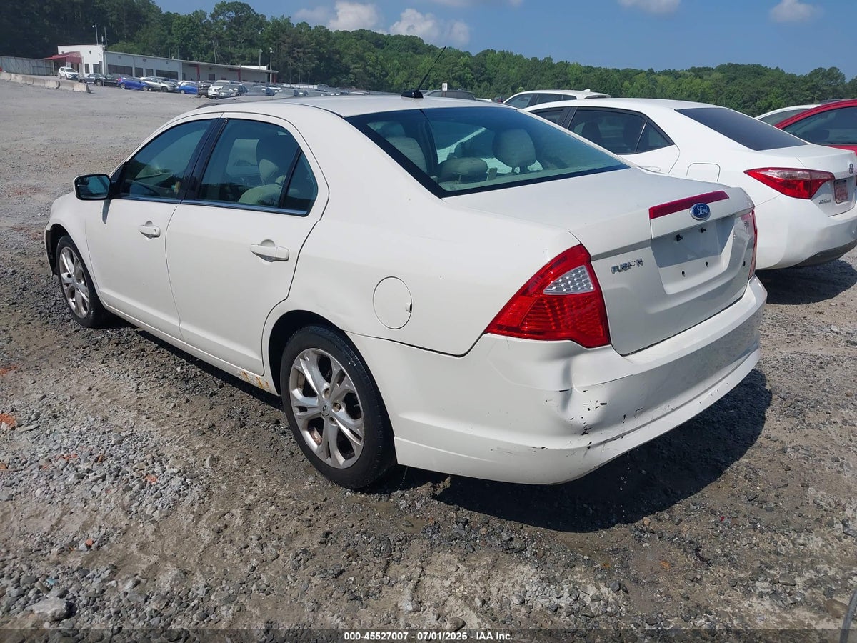 2012 FORD FUSION SE — снимка 3