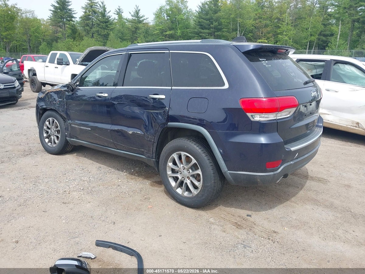 2014 JEEP GRAND CHEROKEE LIMITED — снимка 3