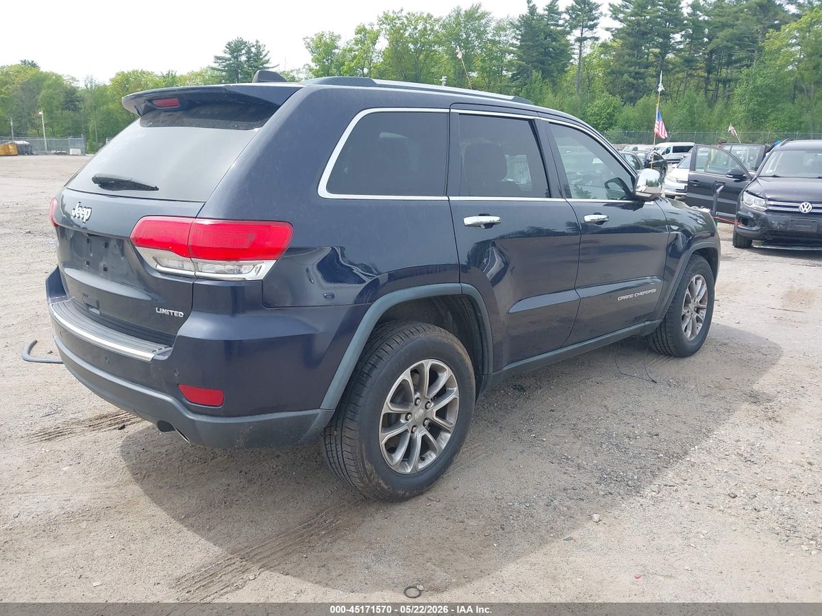 2014 JEEP GRAND CHEROKEE LIMITED — снимка 4