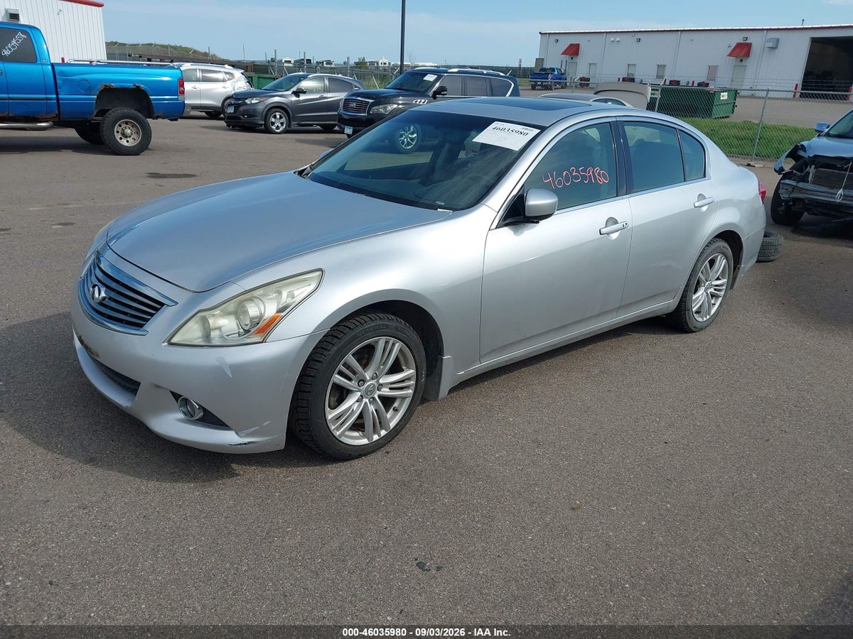 2012 INFINITI G37X — снимка 2