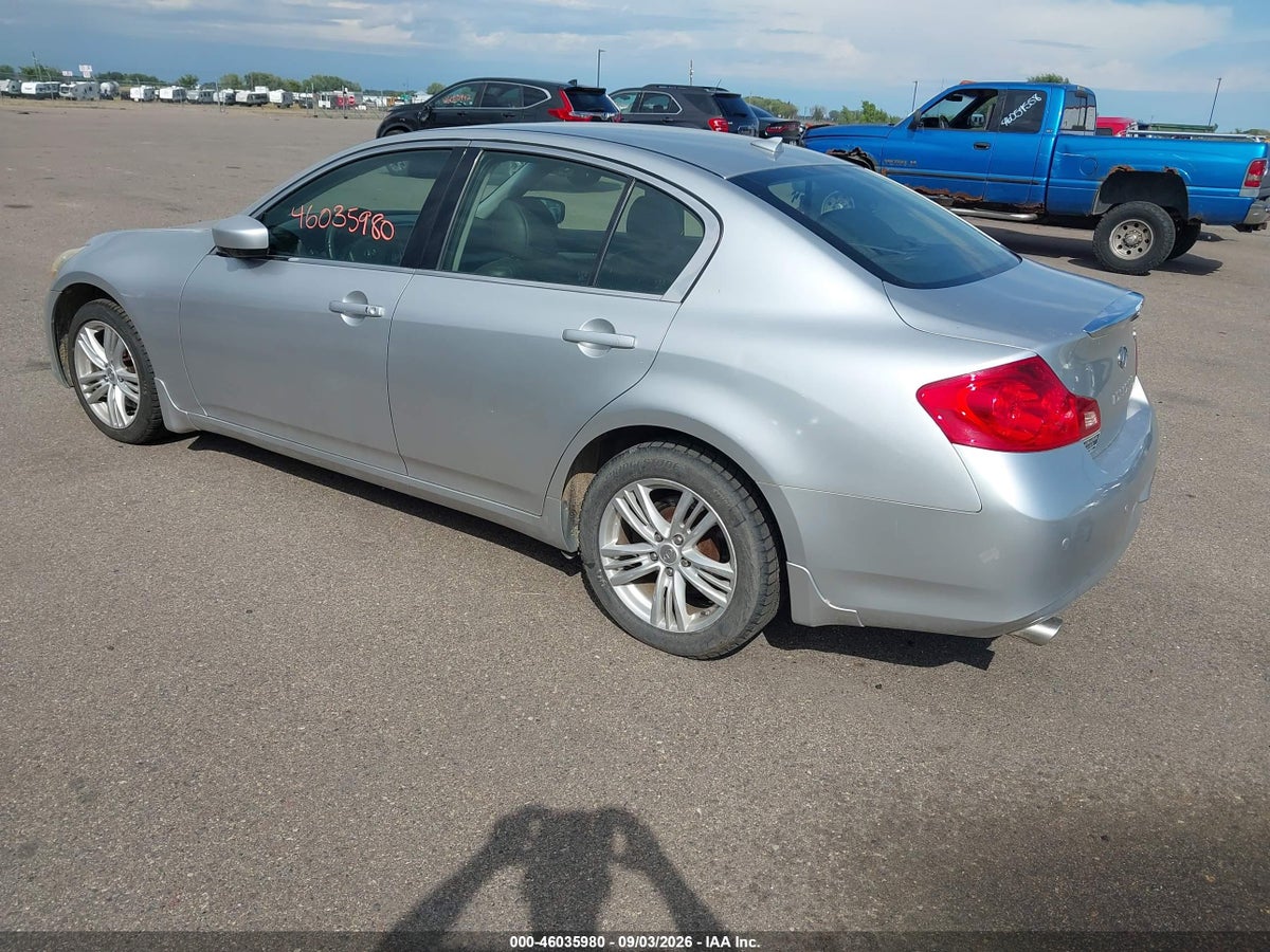2012 INFINITI G37X — снимка 3