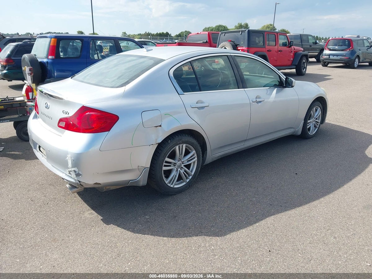 2012 INFINITI G37X — снимка 4