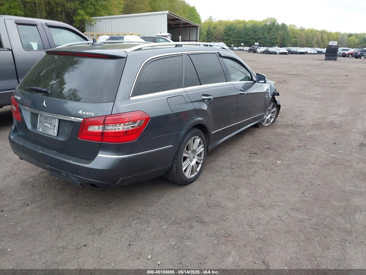 2012 MERCEDES-BENZ E 350 4MATIC — снимка 4
