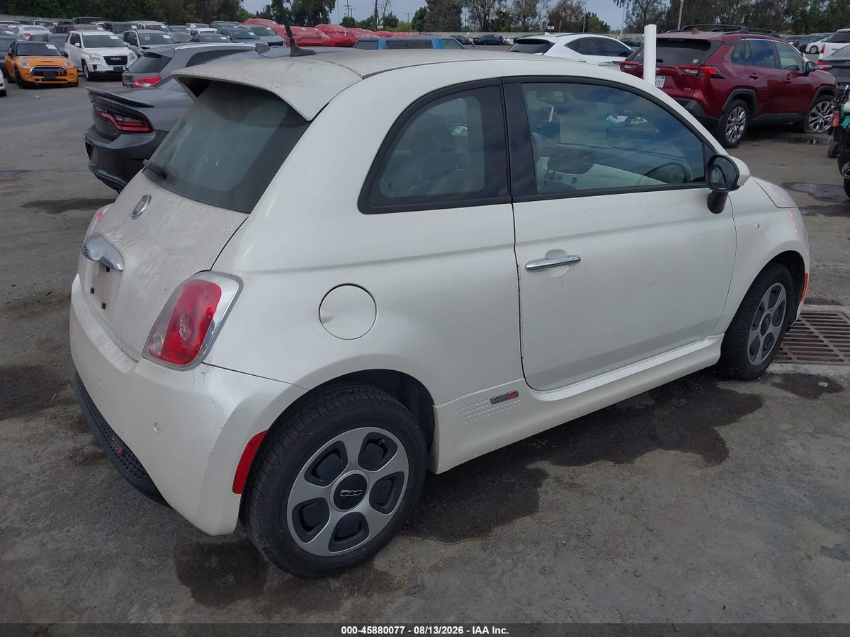 2015 FIAT 500E BATTERY ELECTRIC — снимка 4
