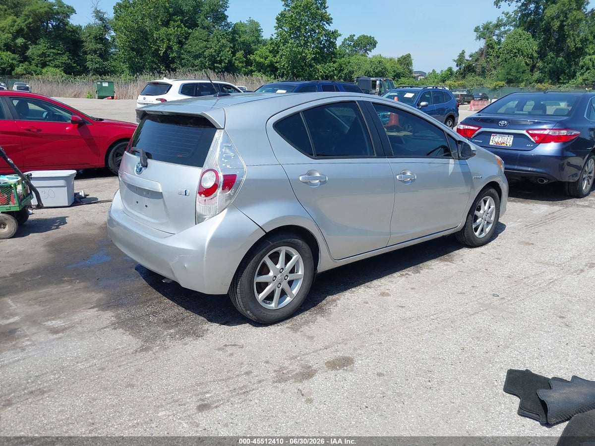 2012 TOYOTA PRIUS C FOUR — снимка 4