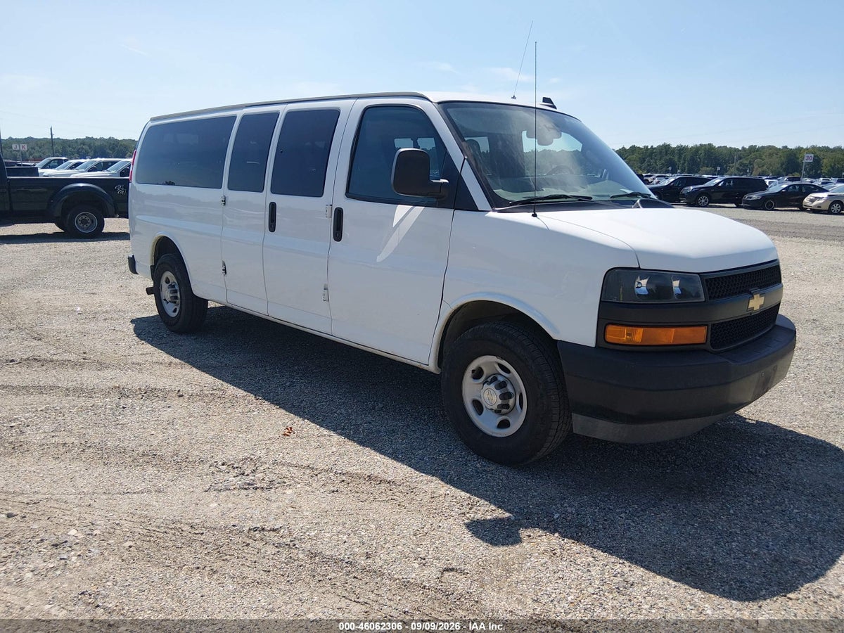 2022 CHEVROLET EXPRESS PASSENGER RWD 3500 EXTENDED WHEELBASE LS