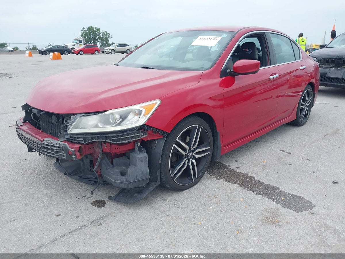 2017 HONDA ACCORD SPORT SE — снимка 2