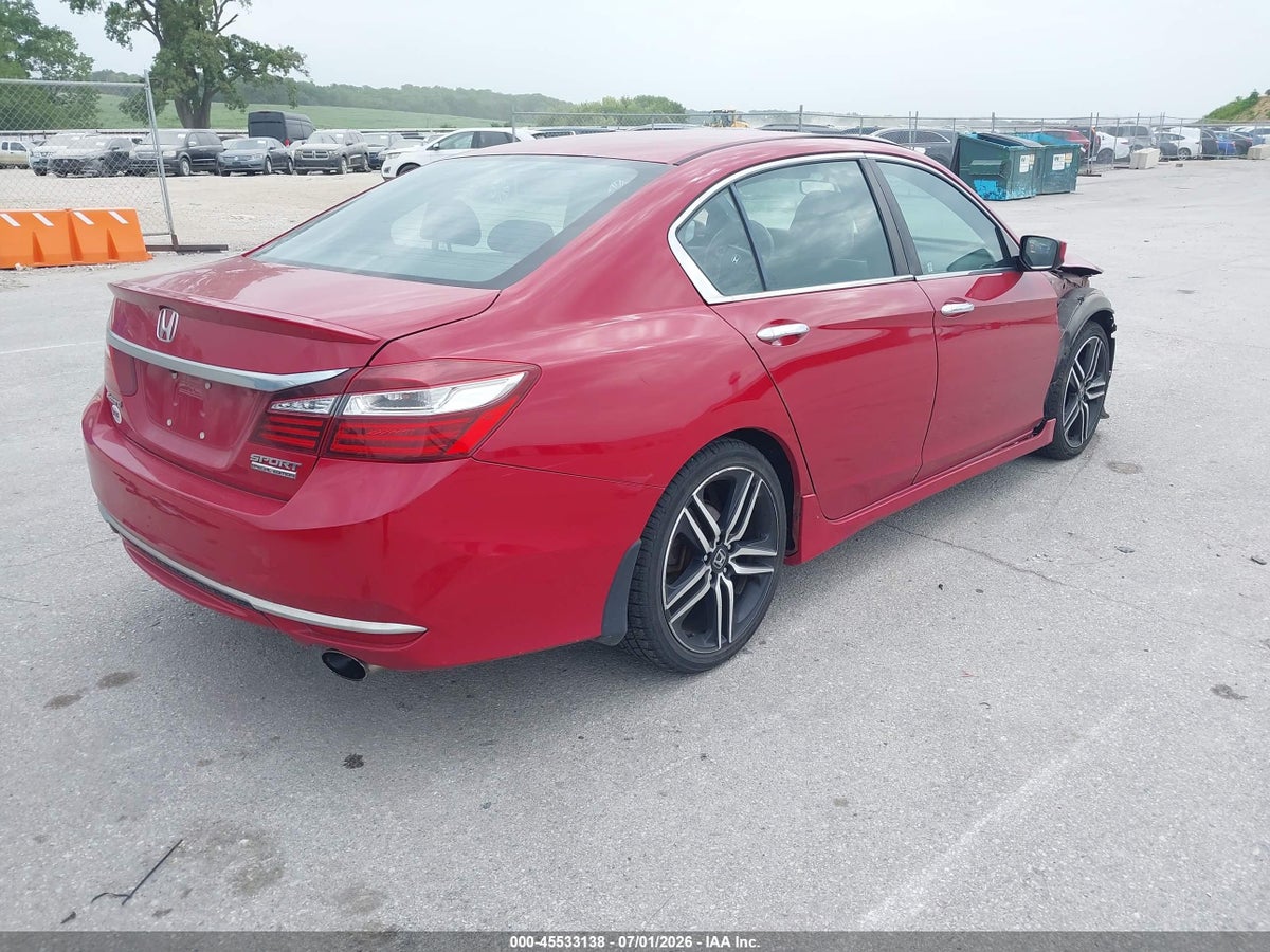 2017 HONDA ACCORD SPORT SE — снимка 4