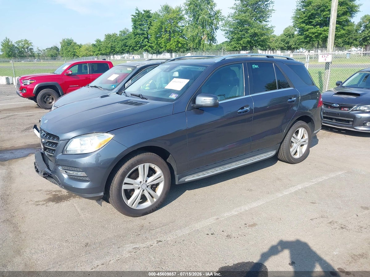 2015 MERCEDES-BENZ ML 350 4MATIC — снимка 2