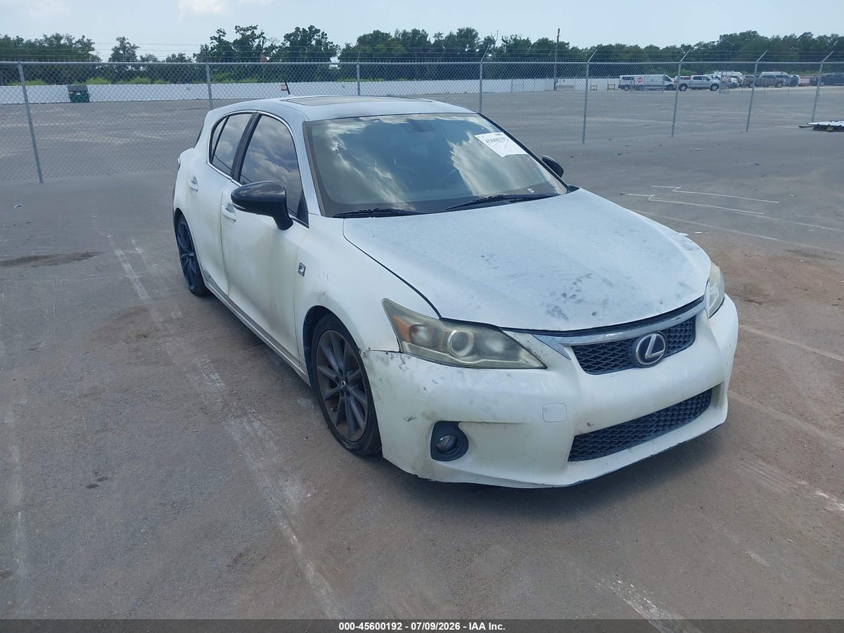 2012 LEXUS CT 200H PREMIUM