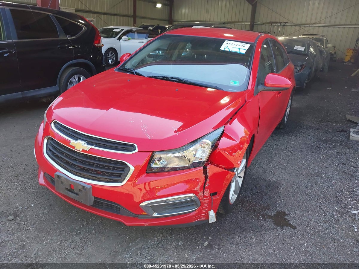 2015 CHEVROLET CRUZE 2LT AUTO — снимка 2