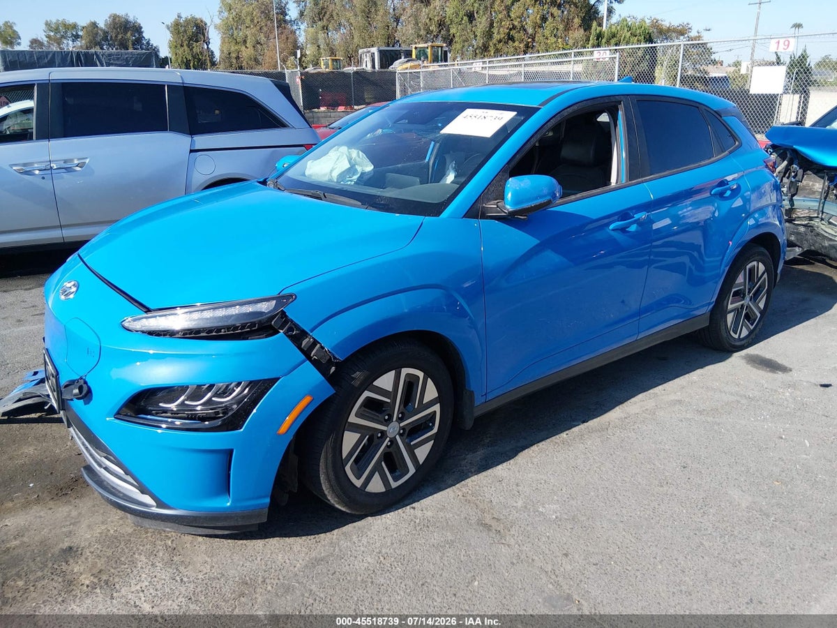 2022 HYUNDAI KONA ELECTRIC LIMITED — снимка 2