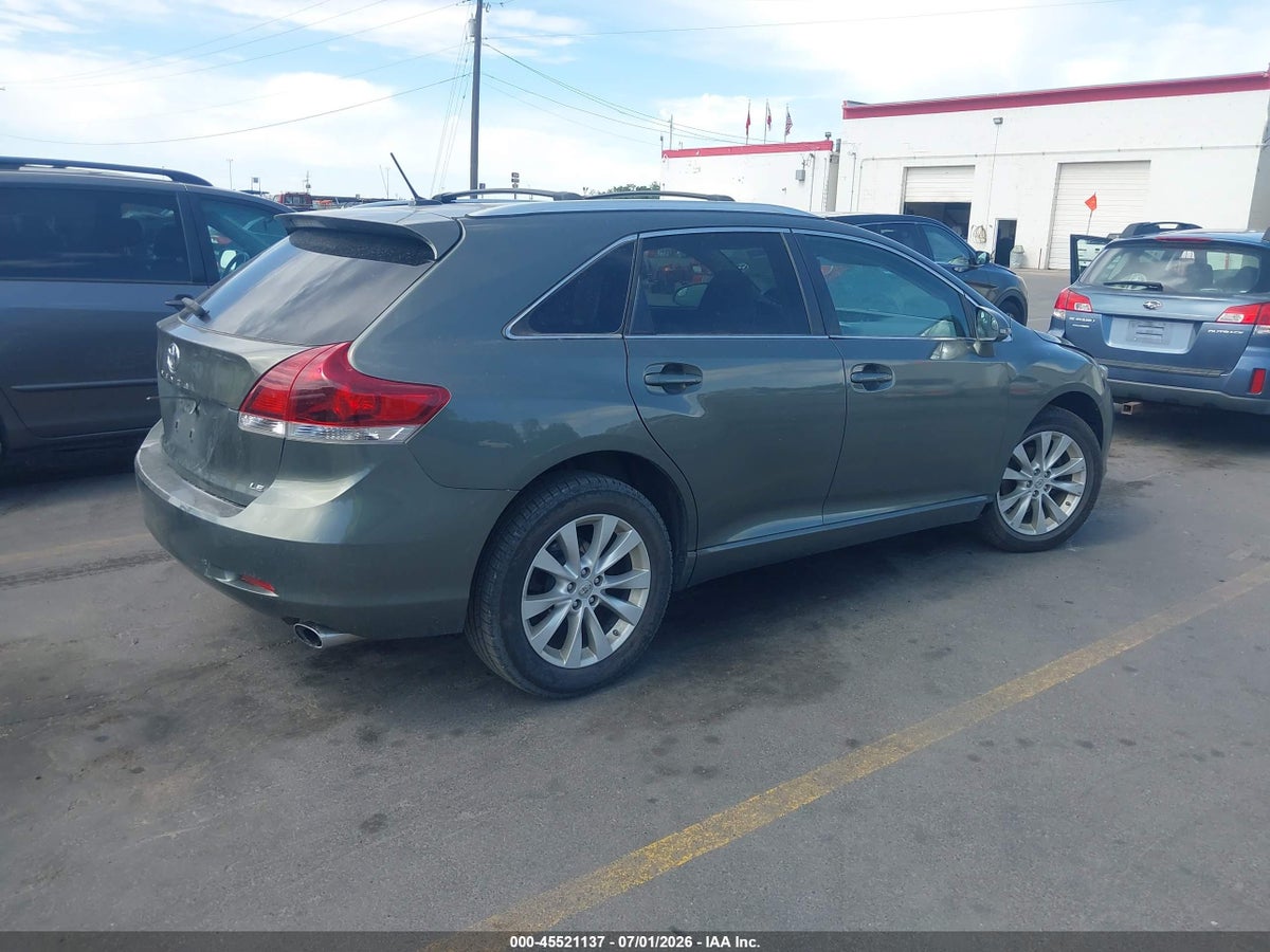 2013 TOYOTA VENZA LE — снимка 4