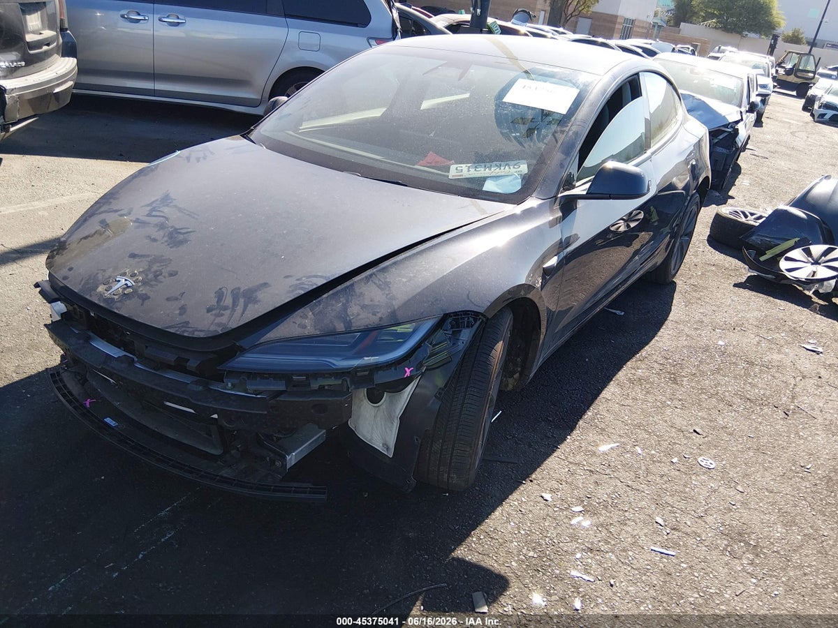 2025 TESLA MODEL 3 LONG RANGE REAR-WHEEL DRIVE/STANDARD REAR-WHEEL DRIVE — снимка 2