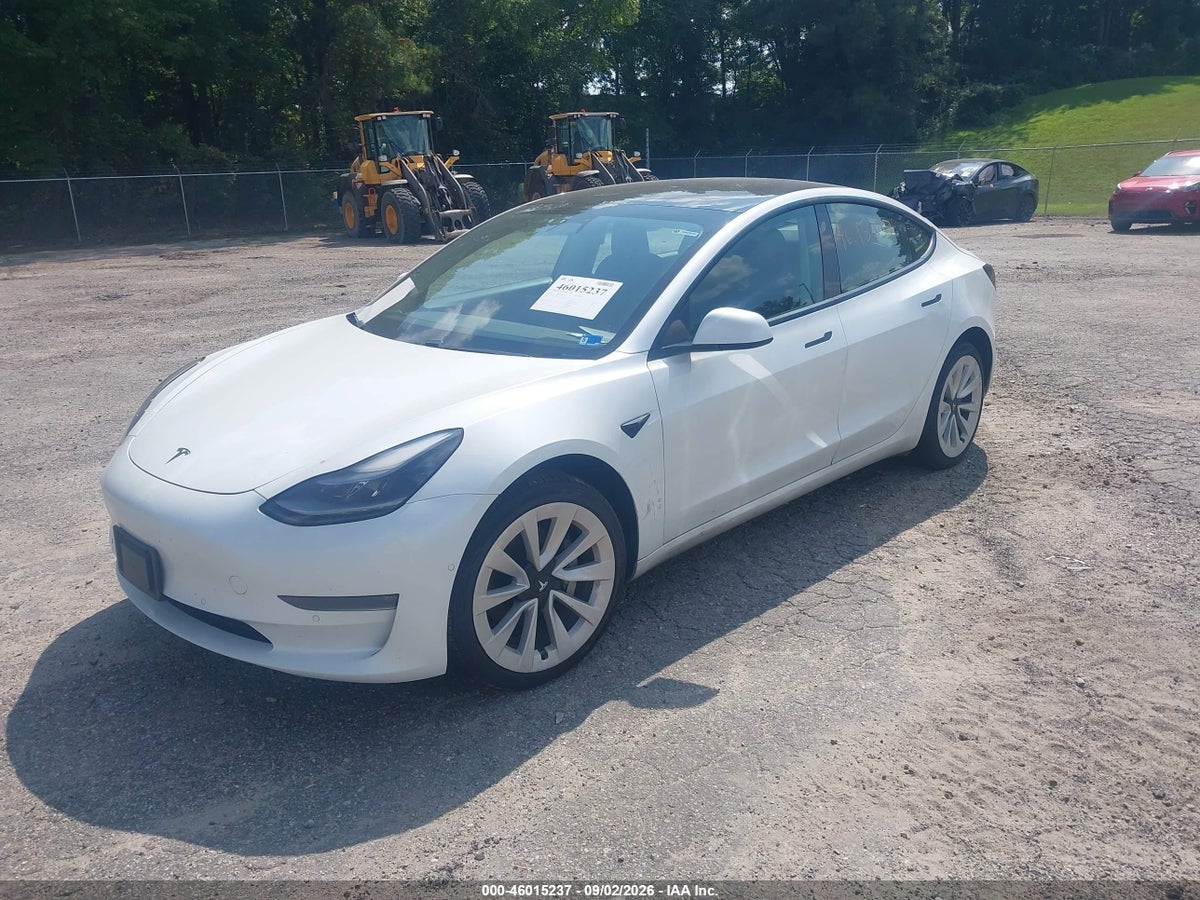 2021 TESLA MODEL 3 LONG RANGE DUAL MOTOR ALL-WHEEL DRIVE — снимка 2