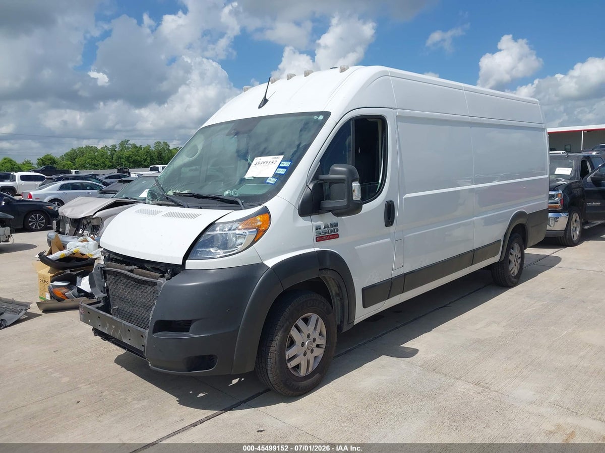2022 RAM PROMASTER 3500 CARGO VAN HIGH ROOF 159 WB EXT — снимка 2