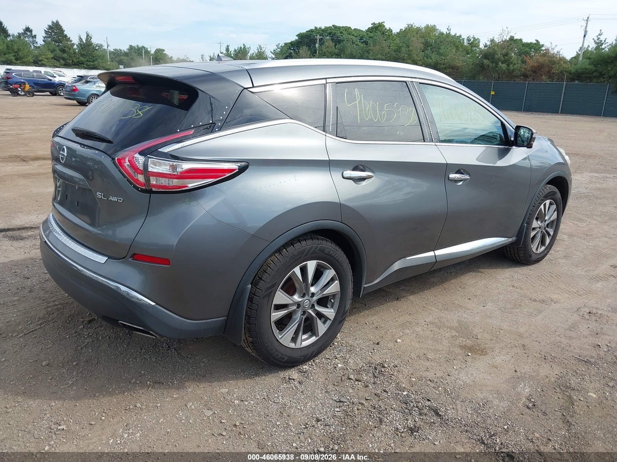 2015 NISSAN MURANO SL — снимка 4