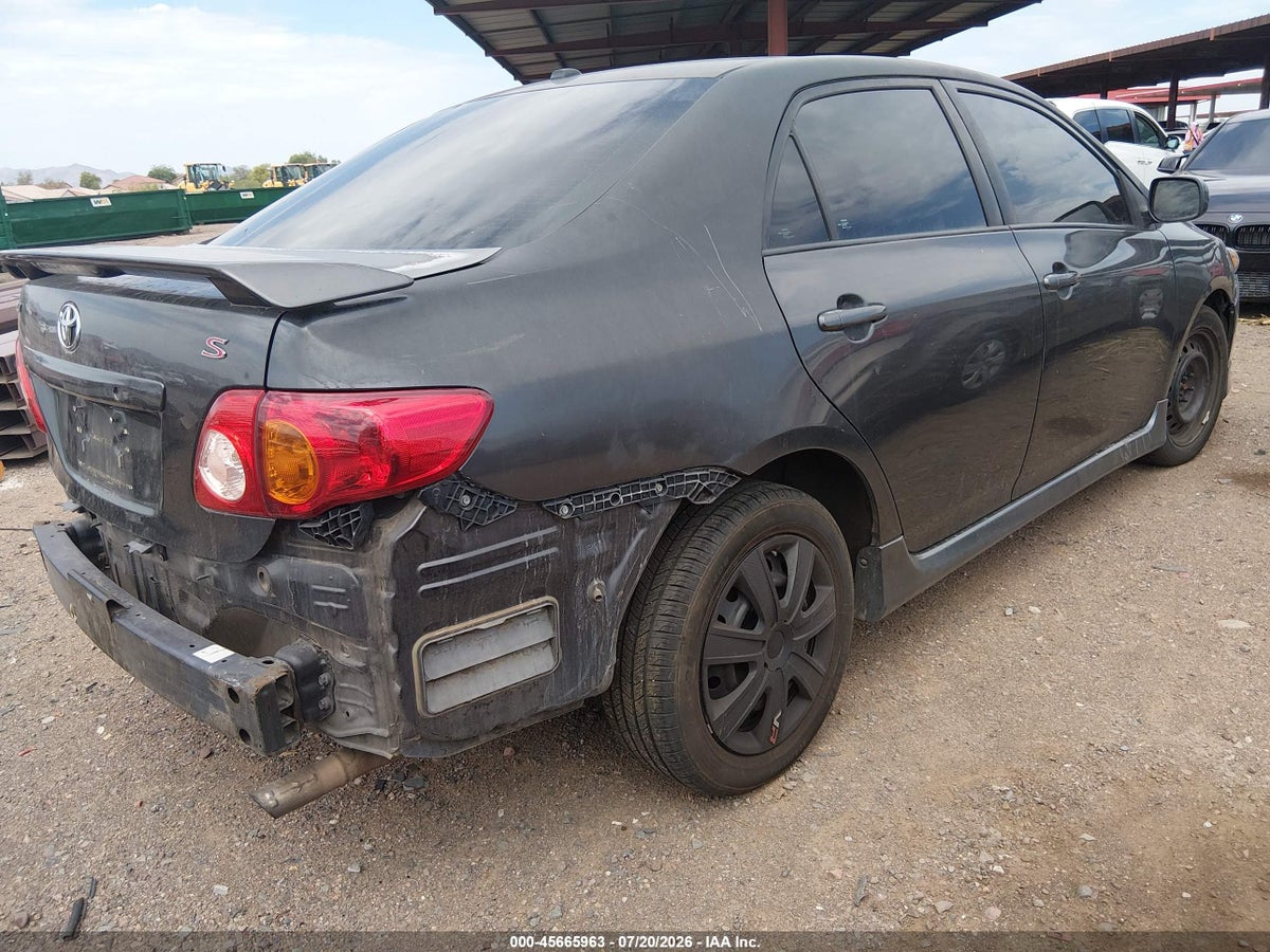 2010 TOYOTA COROLLA S — снимка 4