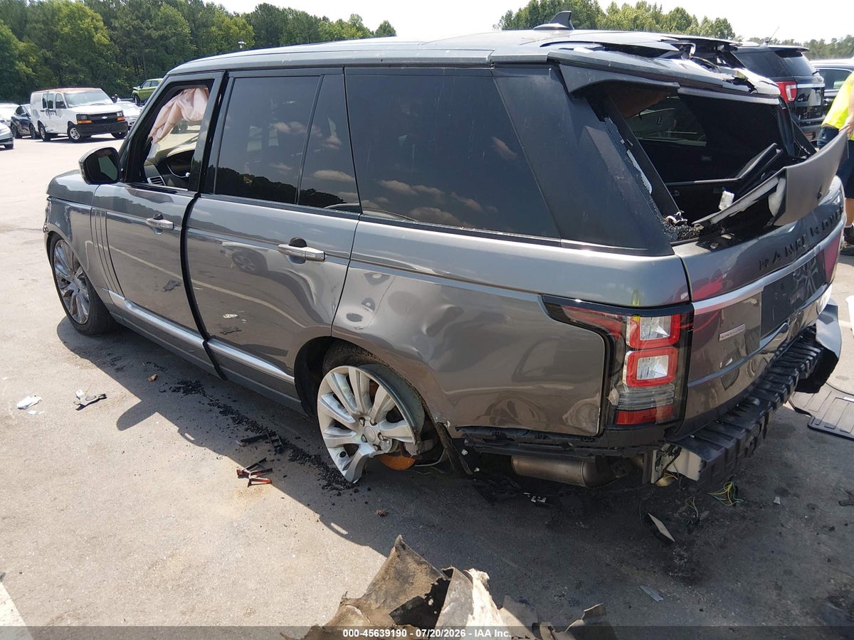 2016 LAND ROVER RANGE ROVER 5.0L V8 SUPERCHARGED — снимка 3