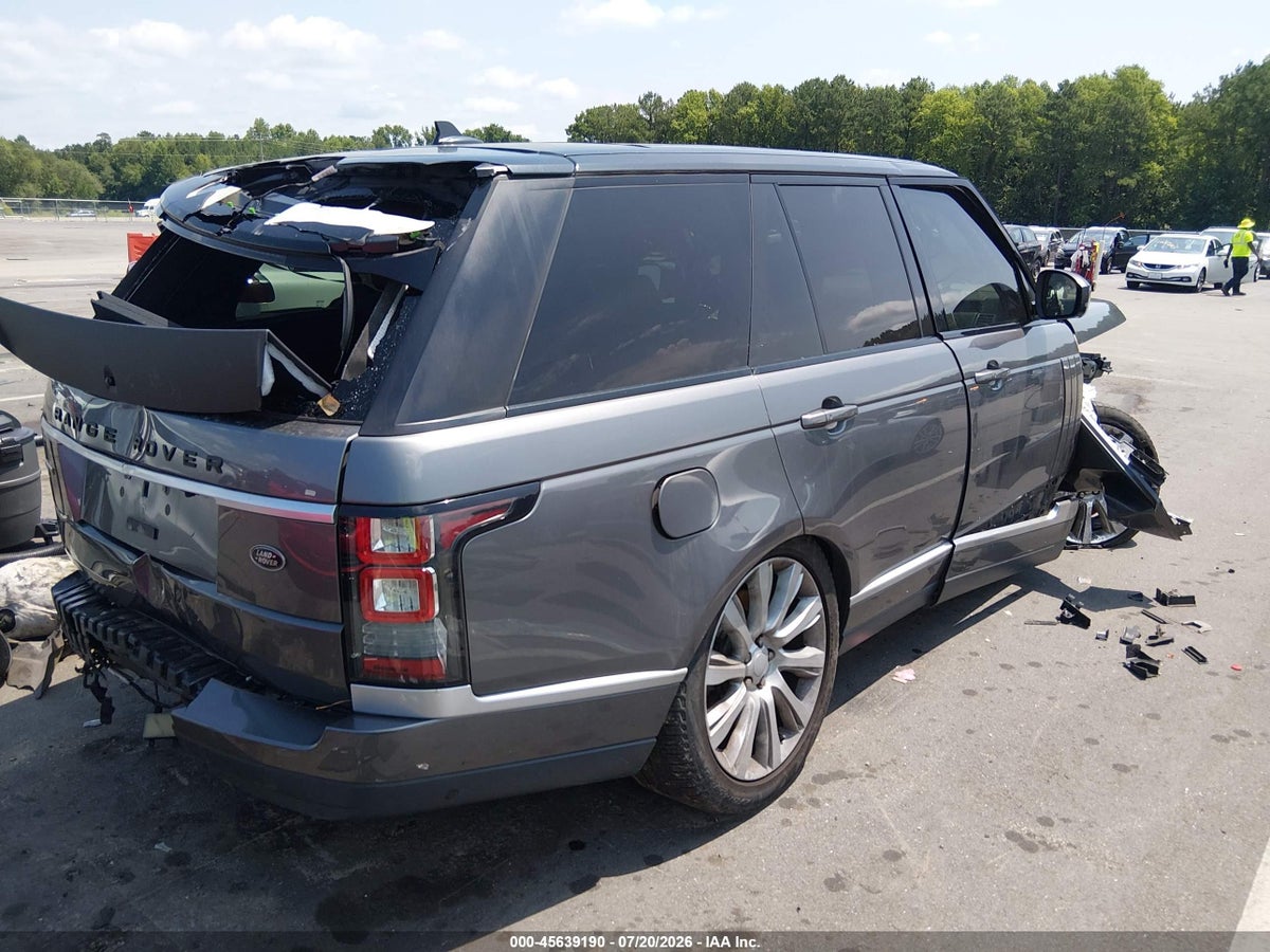 2016 LAND ROVER RANGE ROVER 5.0L V8 SUPERCHARGED — снимка 4